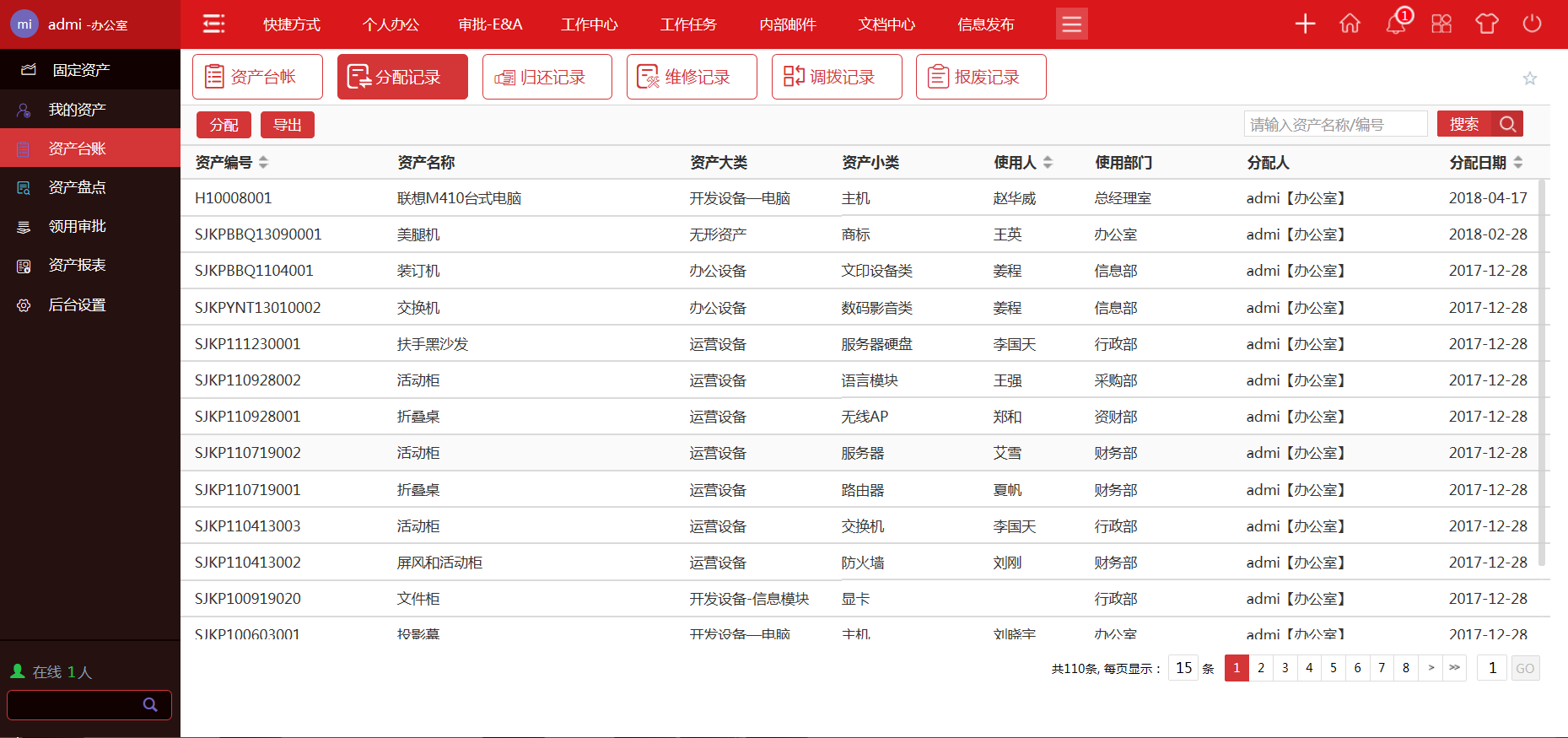 華天動(dòng)力OA系統(tǒng)：大中型組織固定資產(chǎn)管理的創(chuàng)新實(shí)踐與探索