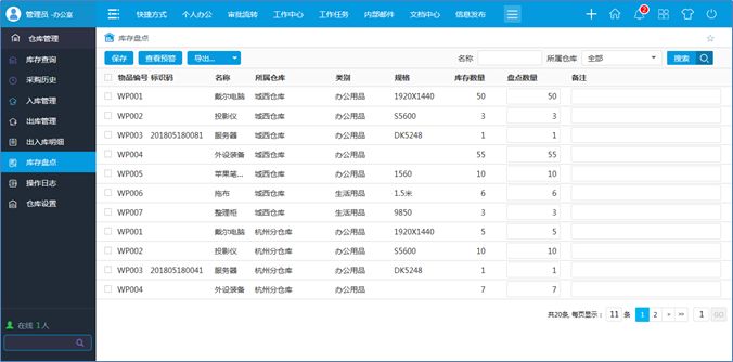 單位倉庫管理有點亂？政務(wù)OA系統(tǒng)來搞定